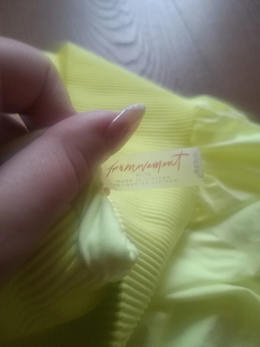 Women’s Free People Citris Yellow Active Shorts with High Elastic Waistband Nwt